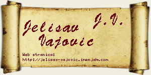 Jelisav Vajović vizit kartica